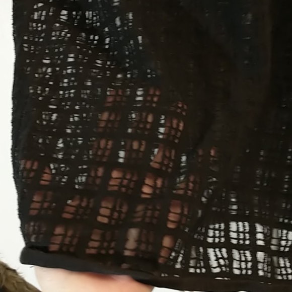 Black Mesh Shirt (size L) - Picture 2 of 4